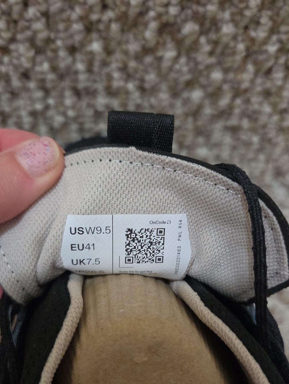 On Running Womens Cloudnova 2, Black/Wash, Size 9.5 - Picture 6 of 10